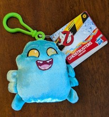 NEW Ghostbusters Paranormal Plushies Muncher 4″ Plush Blue Clip On Toy Keychain