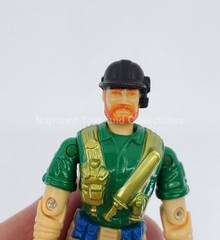GI JOE COMANDOS EM ACAO FORCA BRUTA MARFIM FIGURE w/ FILE CARD BRAZIL ESTRELA