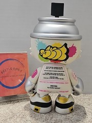Superplastic Sket One Gold SuperKranky 8″ Art Figure *LOOSE NO BOX MISSING CAP*