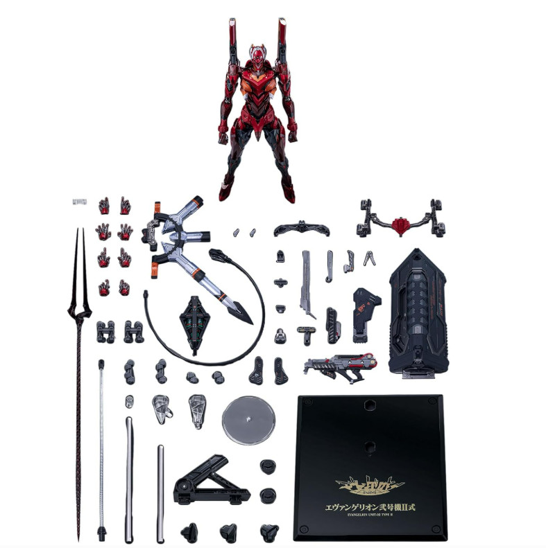 Mortal Mind Evangelion ANIMA Eva Unit-02 II Type Action Figure Painted Japan New