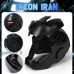 Black Iron Man 1:1 MK5 Jarvis Deformable Voice Control Wearable Helmet Full Mask