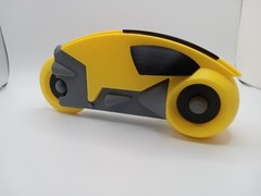 Retro Lightcycle Yellow for Vintage Tron display action figures & light cycle