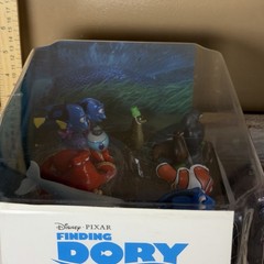 NEW Disney Store Deluxe Finding Dory Figurine Play Set 9 Cake Topper Decor Nemo