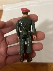 Vintage Military One Red Beret Solder Figure, Porto Play 1982 FREE SHIP
