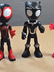 Spidey and His Friends Set of 5 Hasbro 2021 Ironman Black Panther Miles Morales