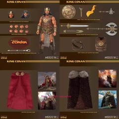 AUTHENTIC MEZCO CONAN THE KING/HORSE /RED SONJA /APE KING (FROST GIANT Presale)