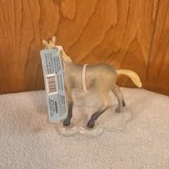 Animal Quest Gray Horse Foal Figure 4” Farm Stable Pony Toy New With Tag PVC