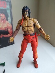 NECA ULTIMATE RAMBO NES FIGURE NINTENDO ATARI REEL TOYs SYLVESTER STALLONE LOOK