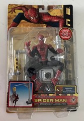 Spider-Man 2 Aerial Flipping Action Figure Streetlight Accessory ToyBiz 2004 NEW
