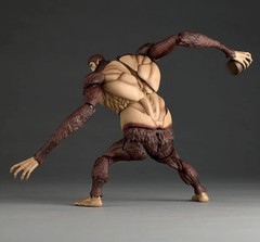 Kaiyodo Revoltech Amazing Yamaguchi Attack on Titan Beast Titan Figure w/Bonus