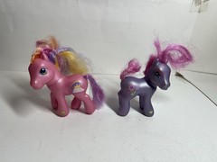 My Little Pony G3 PETAL BLOSSOM And FLASH 2002 Hasbro Lot Of 2