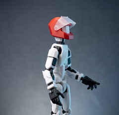 Helmet with Visor for Dummy 13 | 3D Printed Biker Action Figure Doll Accessory