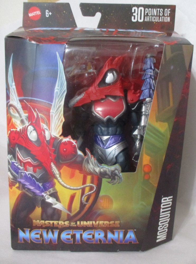 MOTU New Eternia series Mosquitor 30pt Articulation 6-7 inch Figure in Package