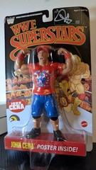 LJN WWE Wrestling Superstars John Cena Figure Black Card Signed Target Exclusive