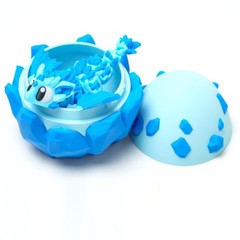 3D Printed Colorful Dragon Egg Model,Articulated Animals Figure,Toys Home Decor
