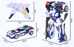 Tobot V Galaxy Detectives Sergeant Justice Transforming Robot Figure Toy