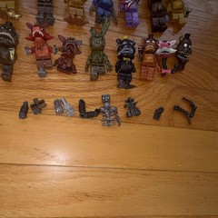 McFarlane RARE Five Nights at Freddy’s Set Lot w/ Heads, Parts & Accessories