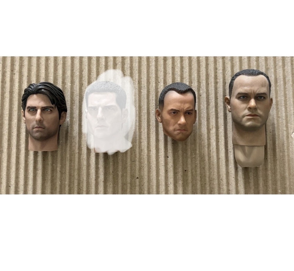*PICK 1* 1/6 12″ Tom Hanks Cruise Top Gun MI Forrest Gump Head For Action Figure