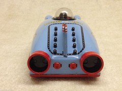 Schylling KING JET Friction Car Future Space Ship Tin Metal Toy 50 Style Retro