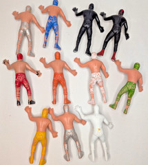 Vintage Mexican Wrestling Figures LUCHO LIBRE x11