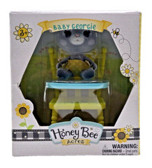 Honey Bee Acres Baby Georgie Bear Cub Fuzzy Figurine Collectible Doll New In Box