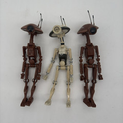 Vintage Star Wars Lot of 3 1999 Hasbro 8″ Pit Droids Phantom Menace Ep.1