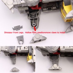 New Folded Feet Filler / M-76 Gun Sword Weapon Eye Upgrade Kit For SS86 Sludge