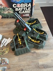 Vintage 1982 GI JOE Cobra Battle Game W/ Clean Original Box NICE FREE SHIP