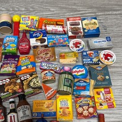 Zuru Mini Brands Huge Lot Over 70+ Pieces Toys Food Spices Candy Snacks Sauces