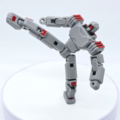 Commander | Robot Mech Action Figure | 3D Printed Humanoid Articulated Toy