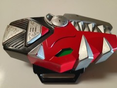 Power Rangers Dino Thunder Abaranger Commander Morpher 2004 Bandai Red Ranger