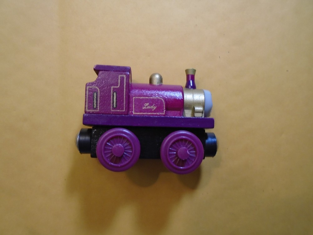 THOMAS & FRIENDS WOODEN RAILWAY , FISHER PRICE ( LADY ) FREE SHIP