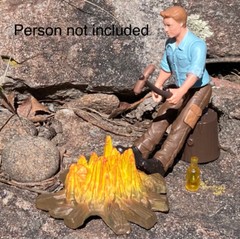 Schleich Adventure Camping Set CAMPFIRE/ Accessoies/ NO PERSON/ Lot NEW SEALED