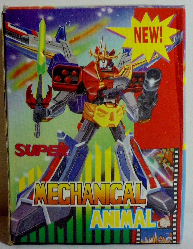 JUN FENG VTG 1986 SUPER MECHANICAL ANIMAL R/C ROBOT VOLTRON DAGWON UNUSED MIP