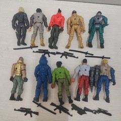 Random 4pcs The Corps Universe! 4″ Poseable Action Figure Lanard Elite Force