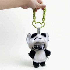 Disney Genz Street Panda Stitch Blind Box Keychain 2025 Limited Vinyl Figure