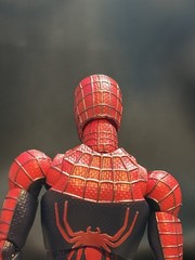 HEAD ONLY Tobey Maguire Mafex 241 Spider-Man Custom Painted 1:12 Scale