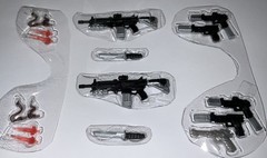 Marvel Legends SHIELD AGENT WEAPON LOT Knife Rifle Effects 6″ Figure Series
