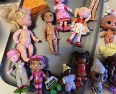 MIXED LOT OF RANDOM FIGURES KIDS GIRLS Disney Miscellaneous Toys