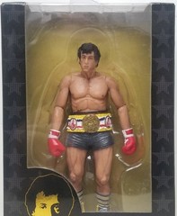 (2016) NECA 7″ Rocky 3 Series 1 “Rocky Balboa” 40th Anniv. Figure NIB (BOX DMGE)