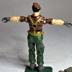 VTG GI Joe Tiger Force Flint 1988 ORIGINAL BACKPACK Good Paint & Tight Joints
