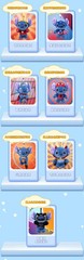 US SELLER – TOP TOY Disney Marvel Stitch Plush Keychain One Random Blind Box