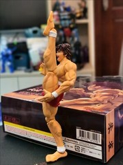 Hanma Baki Action Figure Baki Model Statue Anime Grappler Toy Collect Gift 17cm