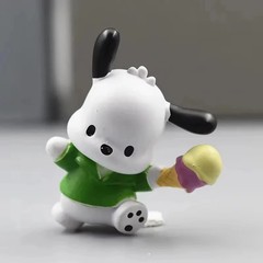 Hot 5Pcs Sanrio Anime Figure3-4cm Kawaii Pochacco Melody Model Accessories Child