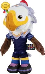 World Cup 2026 USA 8 Inch Plush Bald Eagle Mascot Soft Collectible Toy Ages 3