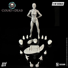 Immortal Ivory Female Court of the Dead Action Figure Blank 1:18th Scale