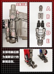 YYW-04 Filler Heel Hand Cannon Weapon Upgrade Kits For SS44 OPs Prime Accessory