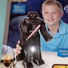 Star Wars Poseable Darth Vader Blueprints Paper Craft 12 Inch Character NIB