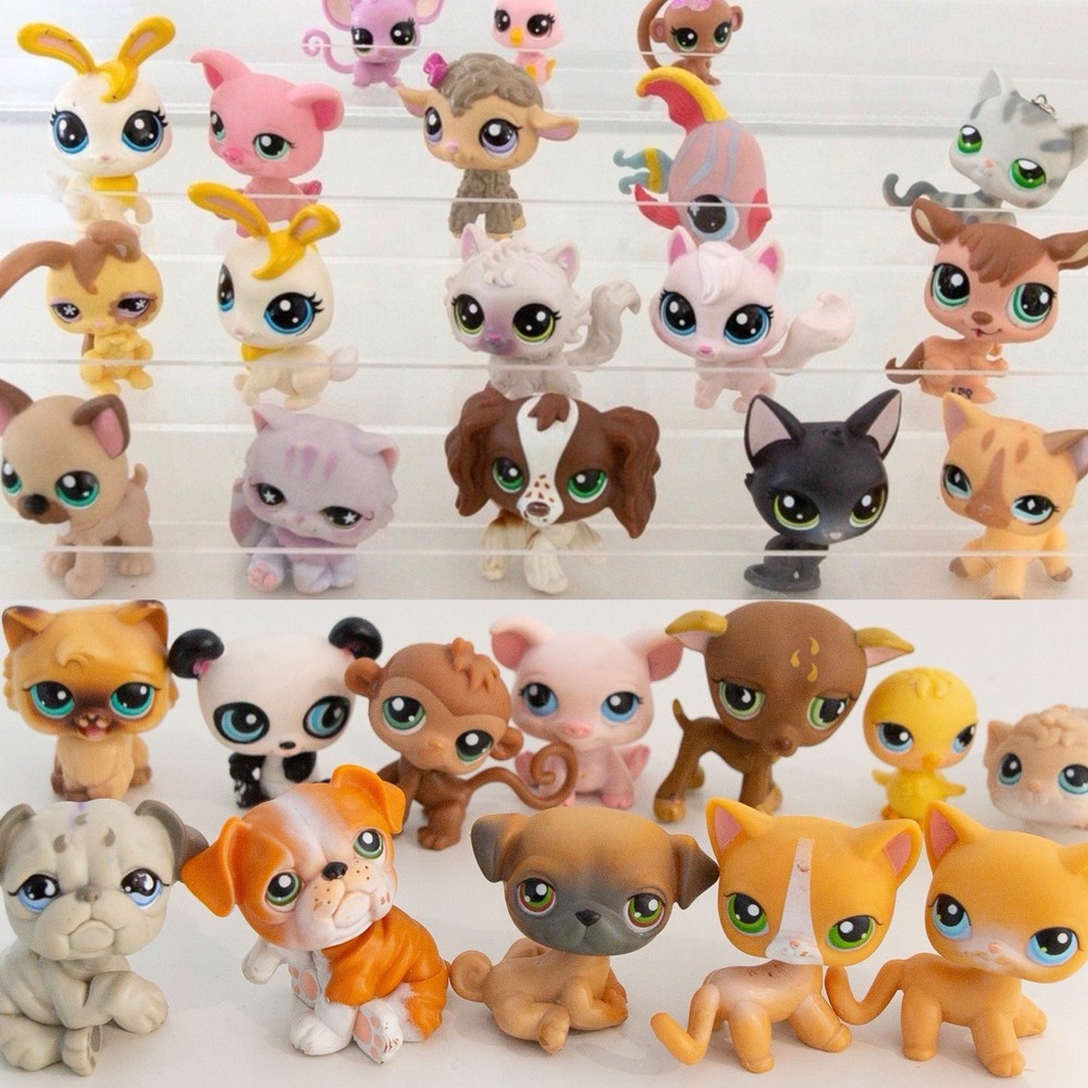 Authentic Littlest Pet Shop LPS Lot of 29 Hasbro Figures Cocker Spaniel #156