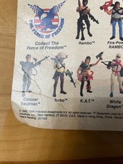 Rambo The Force of Freedom Action Figure by Coleco 1985 Vintage Sealed